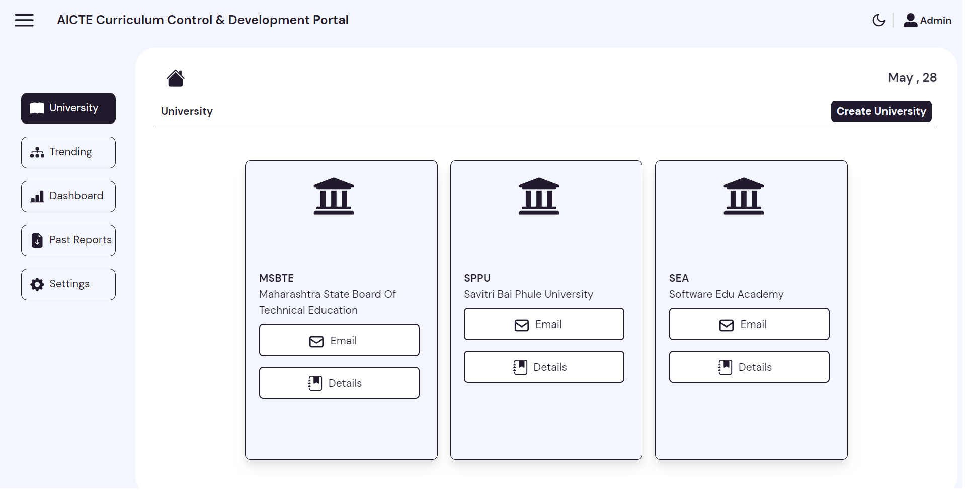 AICTE Portal for Curriculum - SIH22 - Image 1